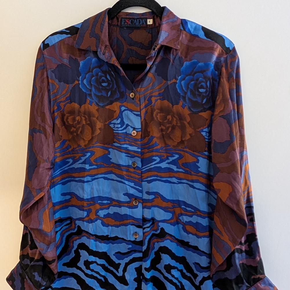 Escada Women's Vintage Silk Shirt